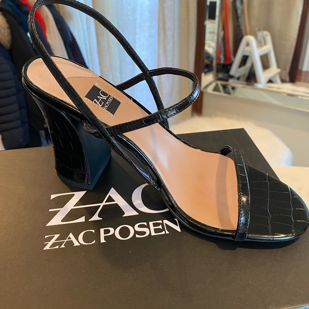 Zac Posen Black Heels - Picture 1 of 6